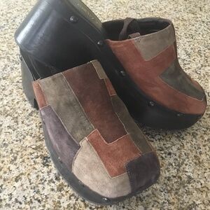 VINTAGE CATHY JEAN PATCHWORK CLOGS